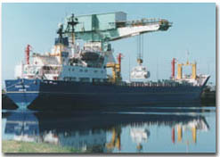 Unloading flasks at Barrow